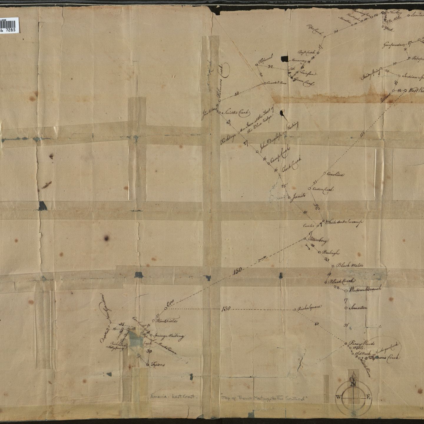 Map_of_Friends_meetings_to_the_southward